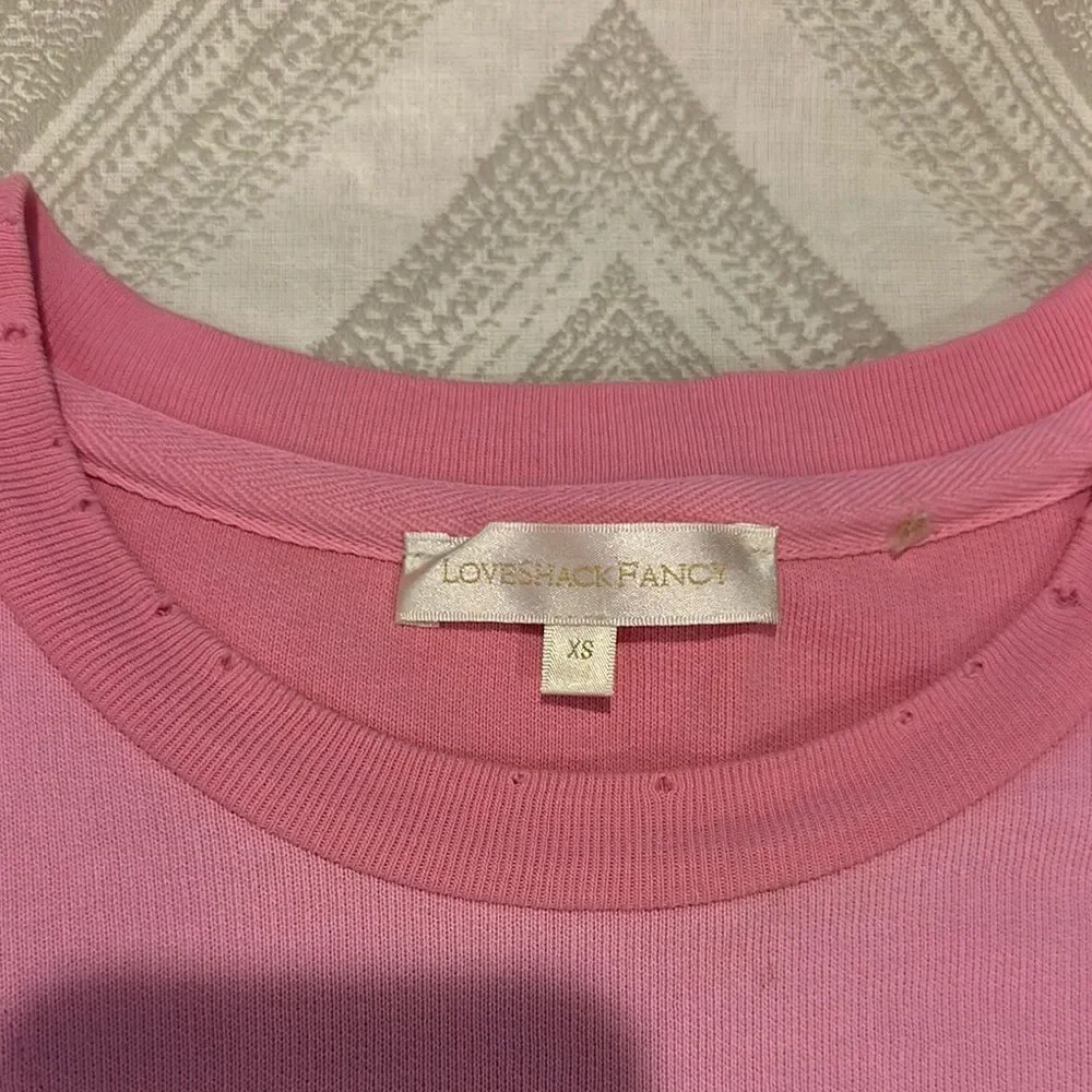 LoveShackFancy Women’s Grier Pullover Sweatshirt - Size XS
